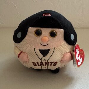 Ty Beanie Ballz San Francisco Giants Plush - Black and Cream